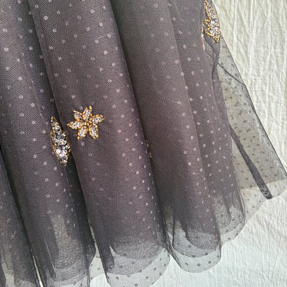 Aidan Mattox Beaded Cocktail Midi Dress - Picture 5 of 6